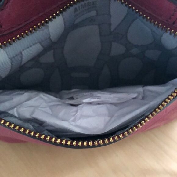 AIMEE Kestenberg Mini Red Leather Tote ❤️ - Picture 12 of 13